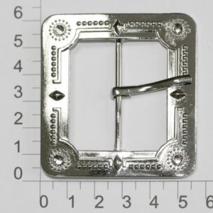 5647-1К никель пряжка металлическая С язычком 40х35мм0